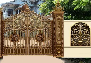 Thiết kế và thi công cổng nhôm biệt thự tại Đồng Nai